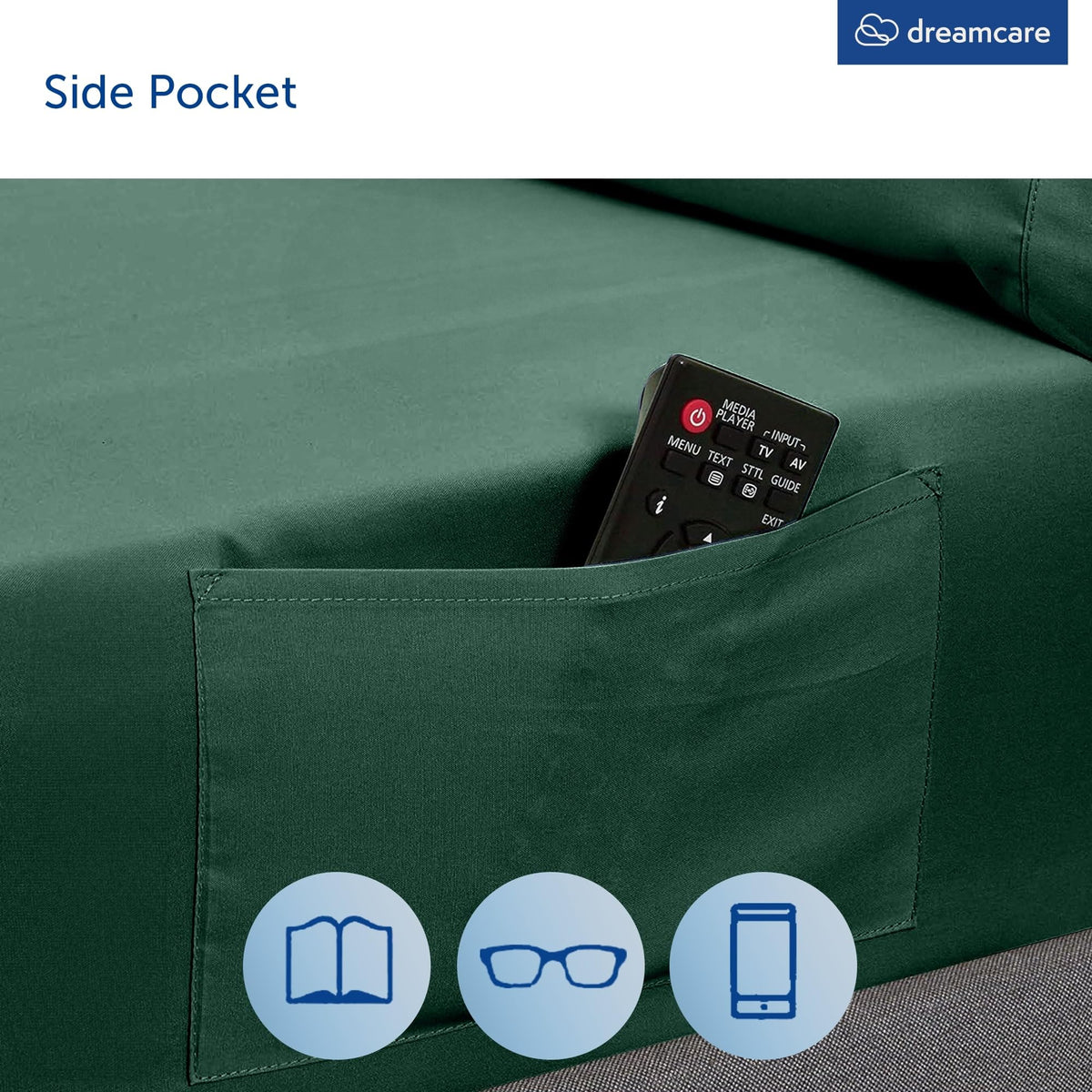 DreamCARE easy-care microfiber dries quickly after every wash