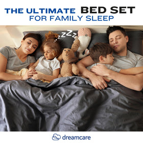 DREAMCARE soft brushed finish enhances comfort for peaceful sleep.