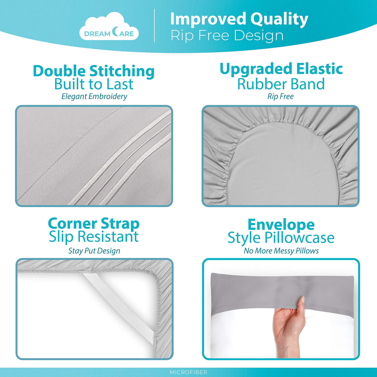 DreamCare wrinkle-resistant and fade-free fabric for longevity