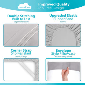 DreamCare wrinkle-resistant and fade-free fabric for longevity