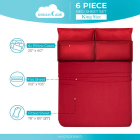 DREAMCARE sheets resist wrinkles and fading for a fresh look