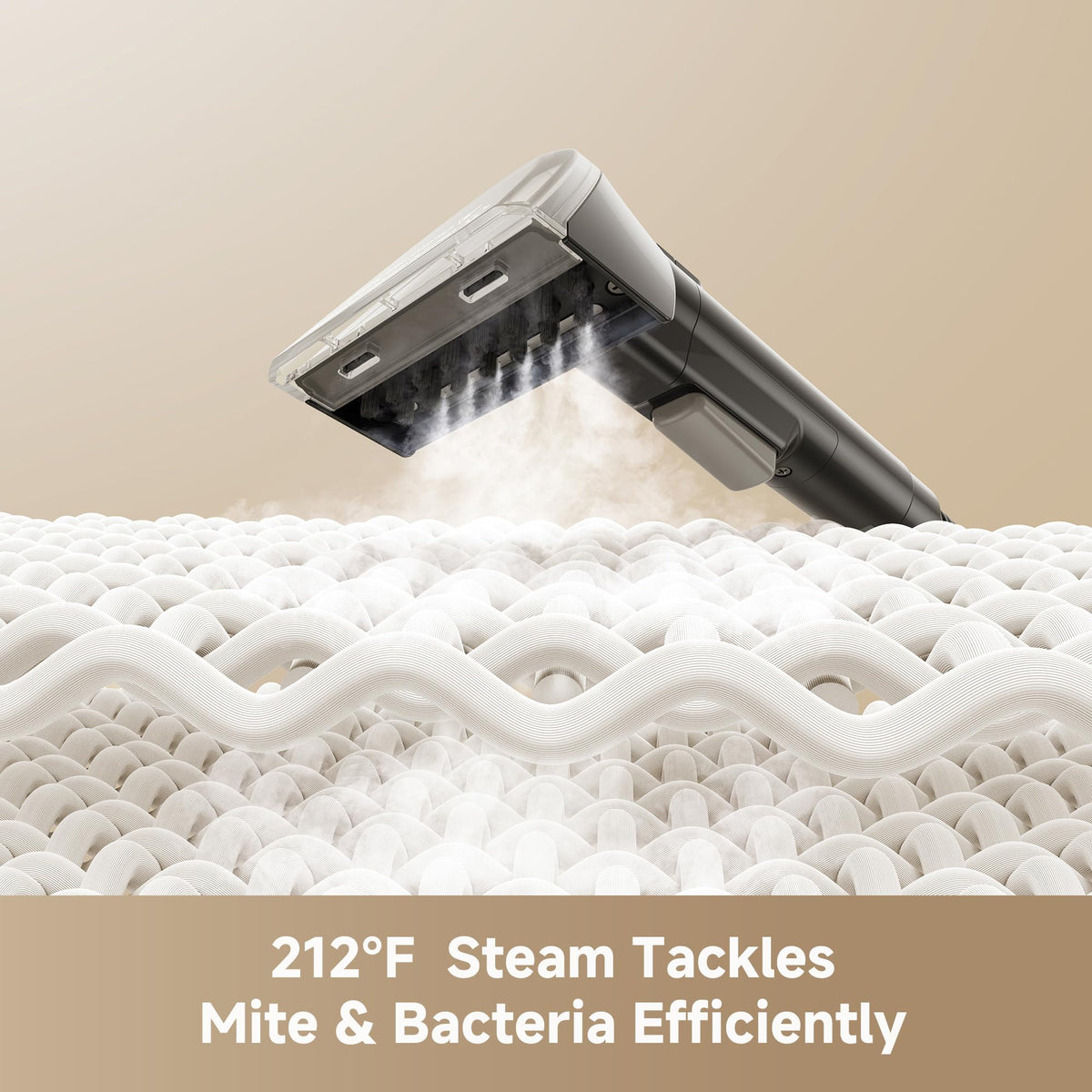 DREAME N20 heats up in 35 seconds for steam cleaning.