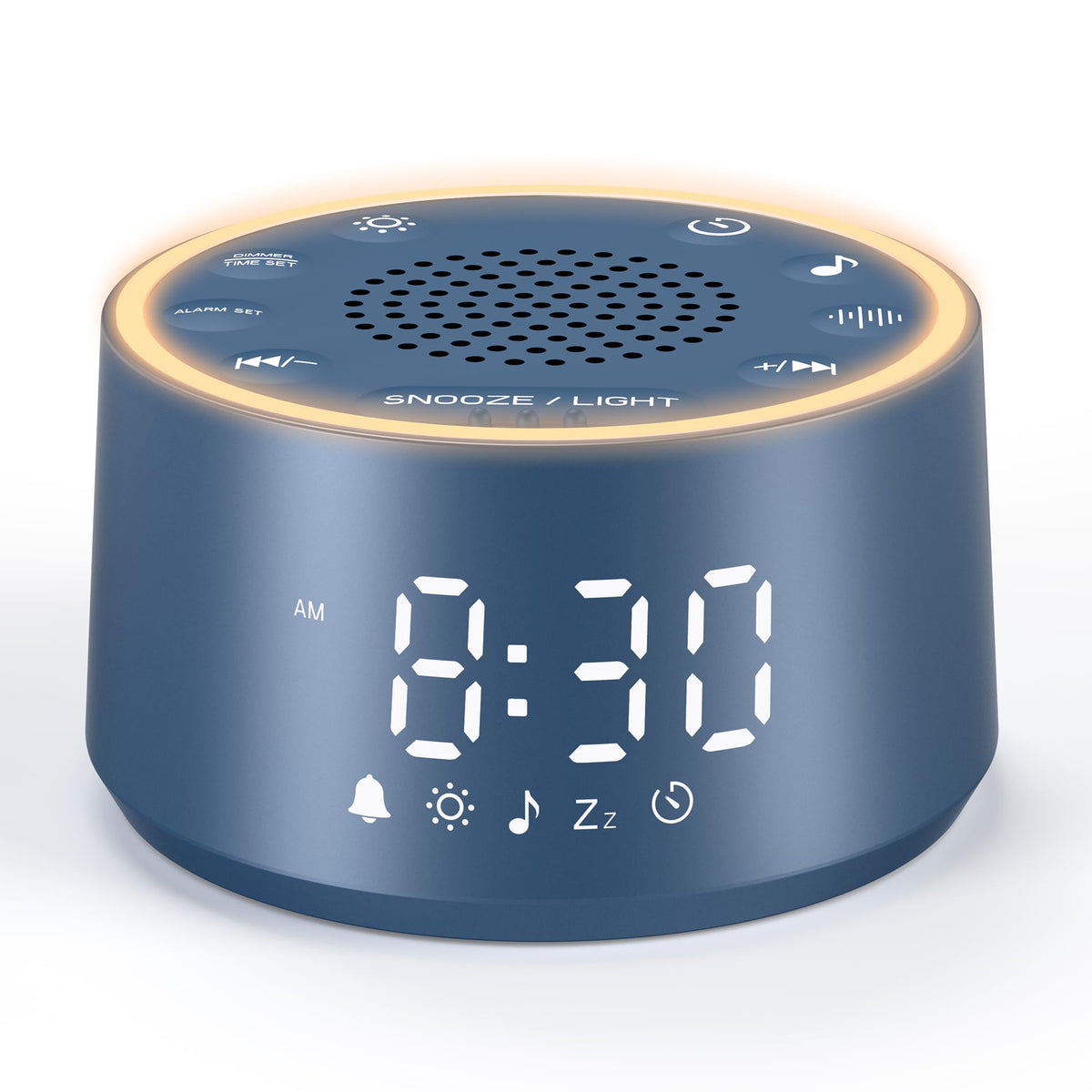 Dreamegg sound machine front view for peaceful sleep at home