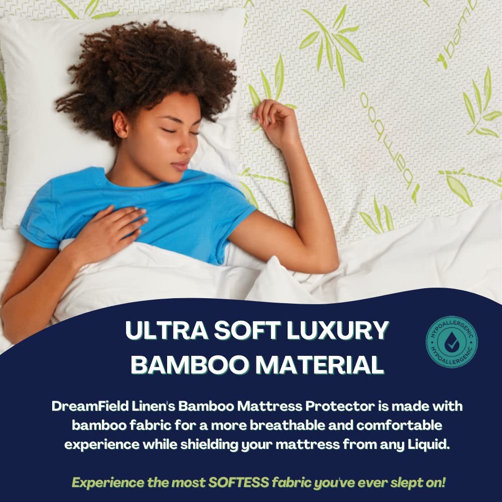 DreamField Linen noiseless protector demonstrates silent operation during movement