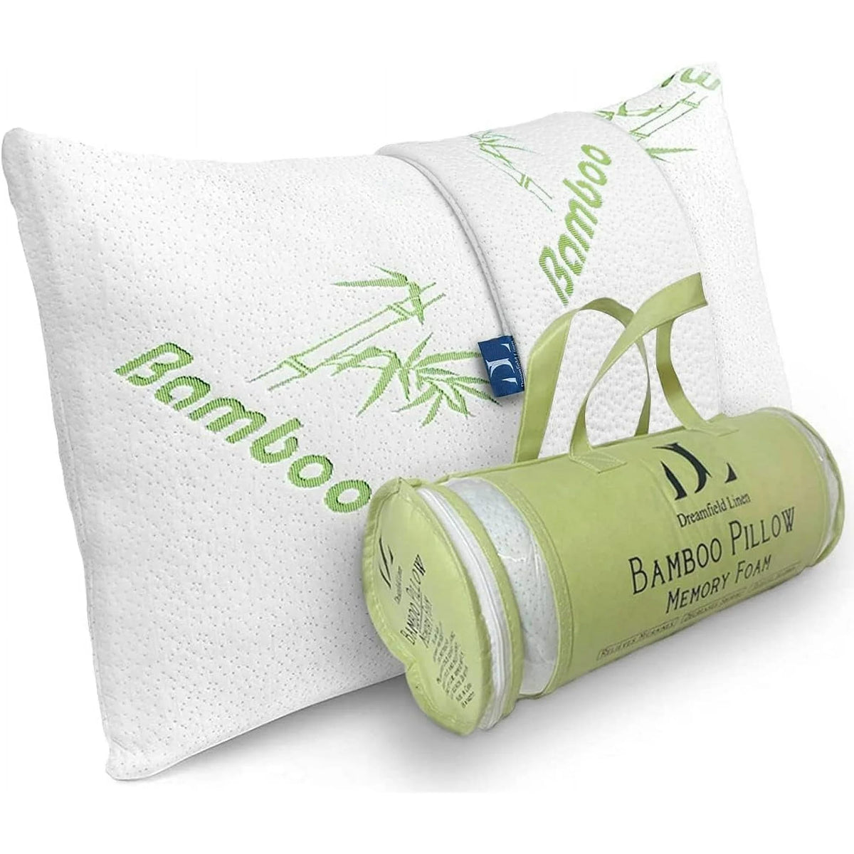 DreamField Linen washable pillow cover in use for easy care.
