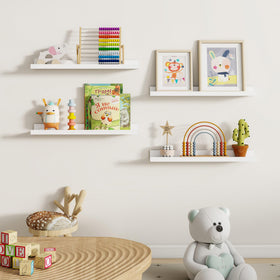 Dreamland Picture Ledge wall-mount setup demonstrates quick, tool-free installation.