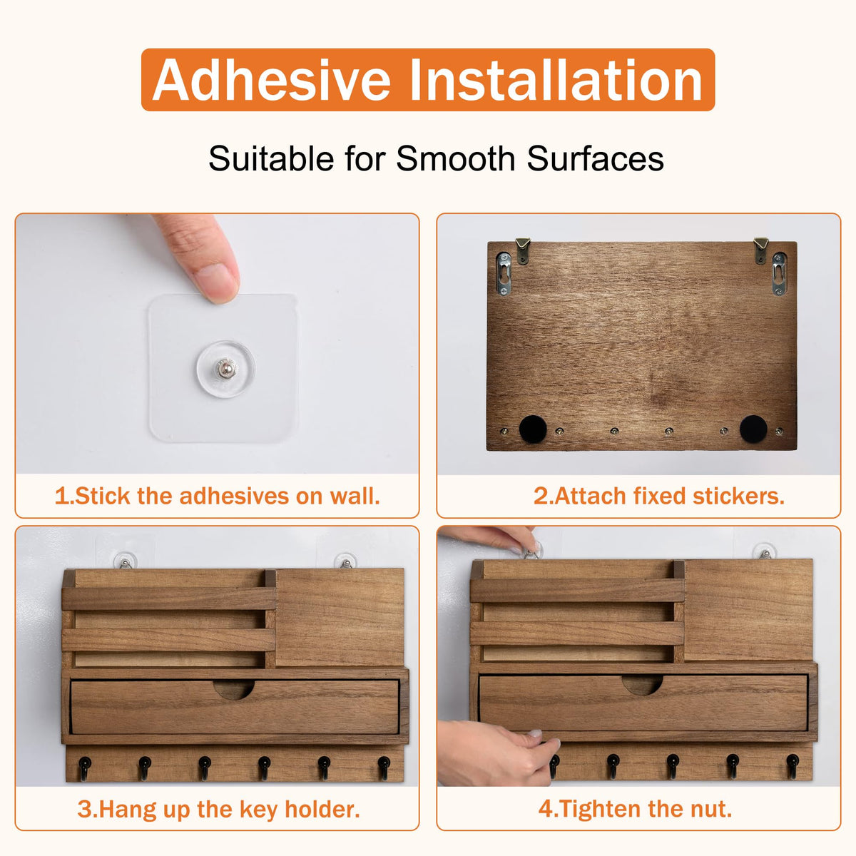 DreamPossible easy installation with drilling or adhesive options.