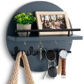 Dreampossible key holder wall-mounted shelf for organized entryway.