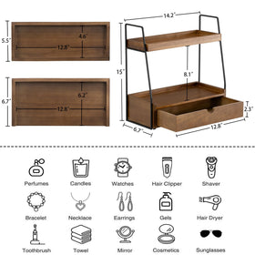 DreamPossible under-sink organizer offers hidden storage for cleaning supplies.