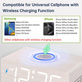 DreamSky 1.8-inch digits display at night improves readability from across the room.