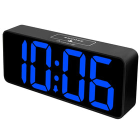 DreamSky 9-inch large display clock with vivid digits for easy viewing from across the room