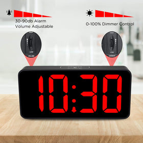 DreamSky adjustable alarm volume offers gentle or alert wake options.