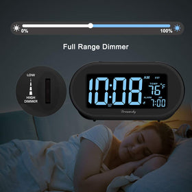 DreamSky alarm clock auto DST and time zone selection supports four US zones