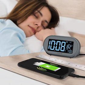 DreamSky alarm clock auto DST and time zone options for reliable scheduling.