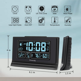 DreamSky bedside setup shown for easy morning routines.