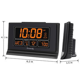 DreamSky 12/24 hour display suits any room or schedule.