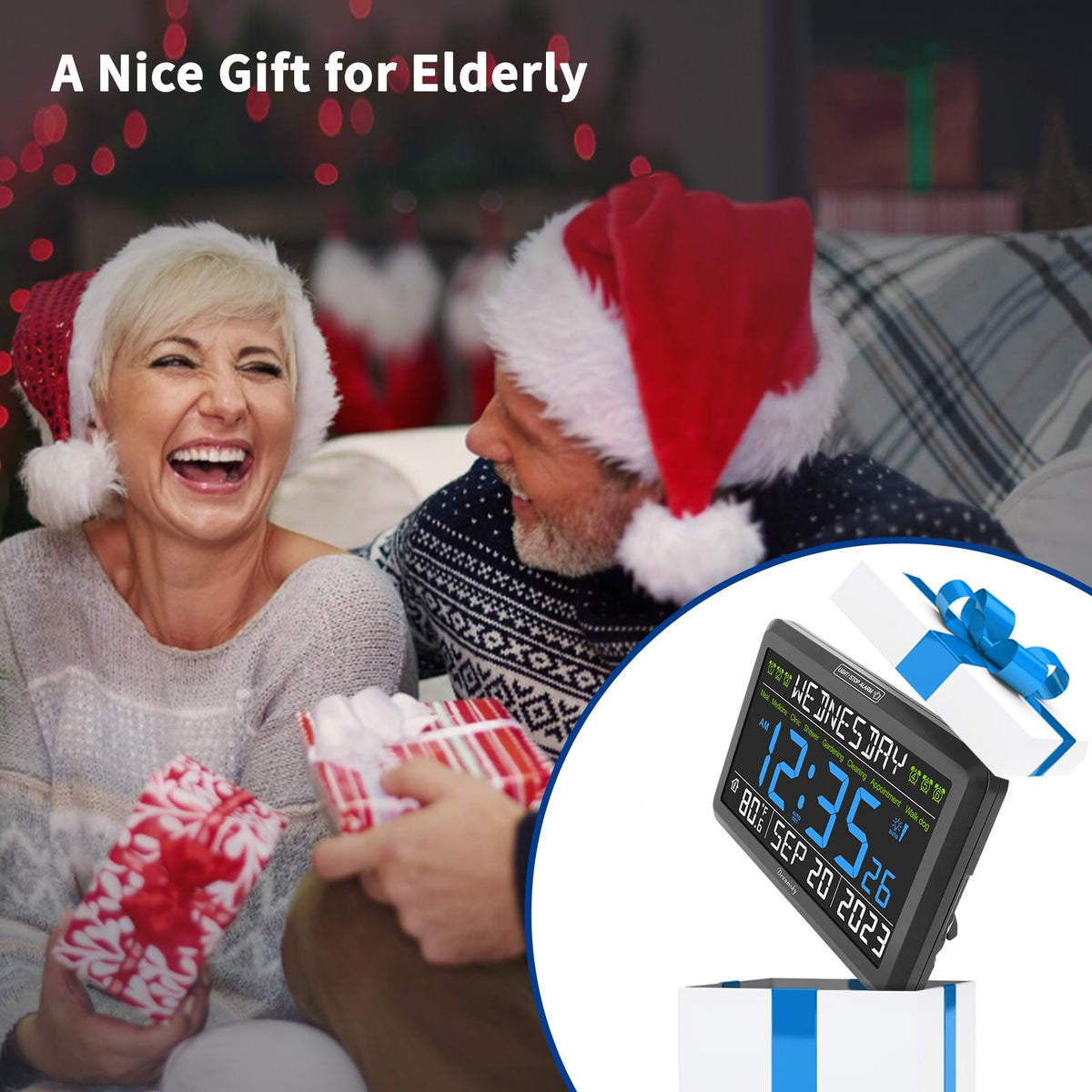 DreamSky auto DST clock adjusts time automatically for daylight savings.
