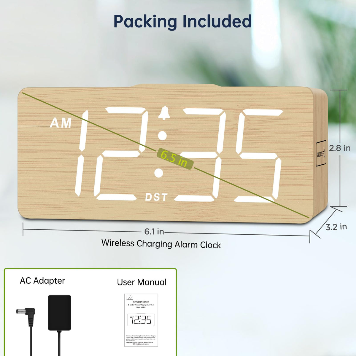 DreamSky backup battery function keeps alarms during power outage.