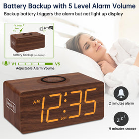 DreamSky battery backup preserves alarm settings during outages.