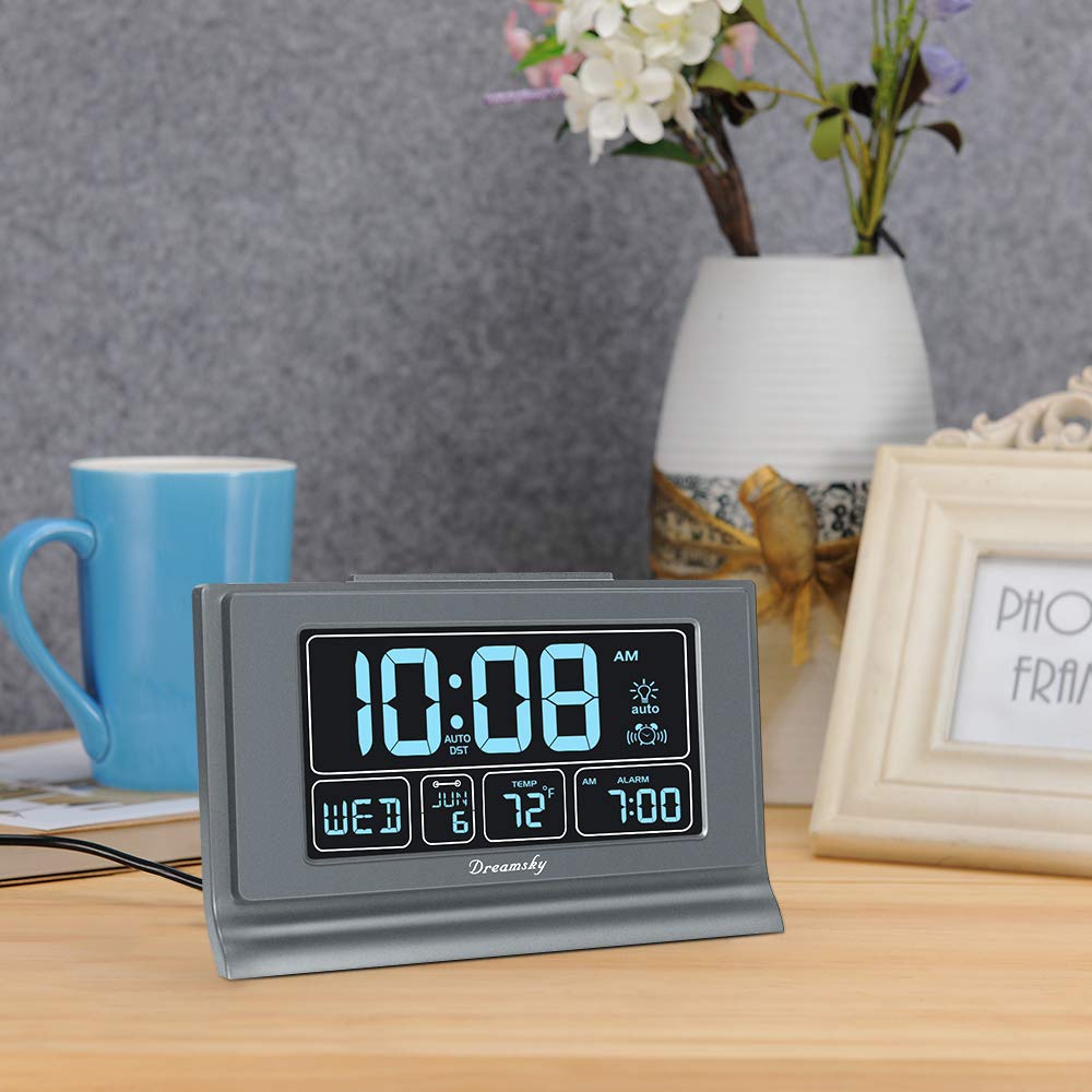 DreamSky battery backup keeps time and settings during outages.