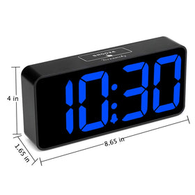 DreamSky bedside clock in use on a nightstand for easy time reading