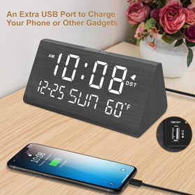 DreamSky alarm clock includes auto DST for seamless time adjustment.