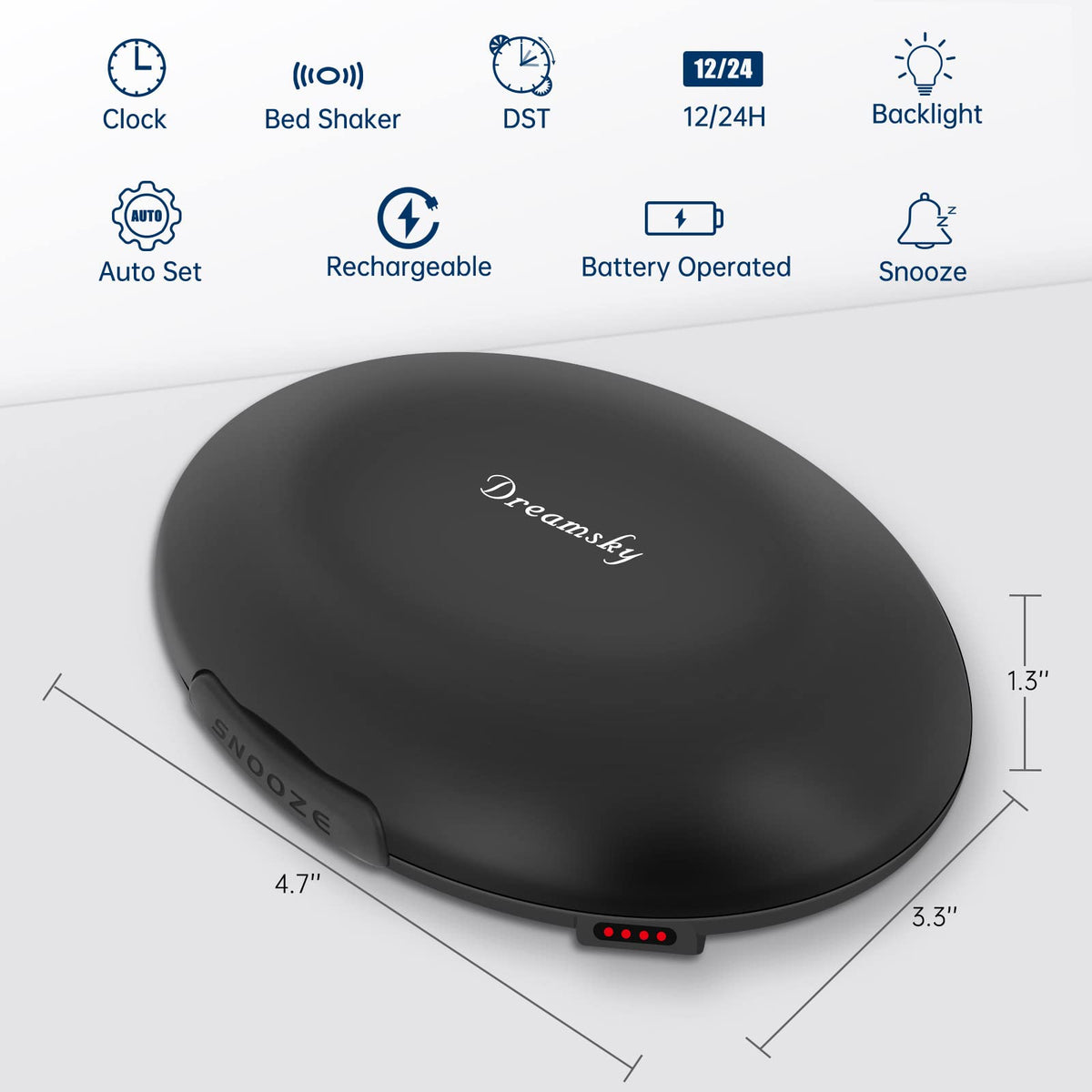 DreamSky five-level vibration graphic conveys customizable wake strength