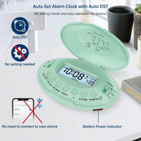DreamSky five vibration levels allow customizable wake-up strength.
