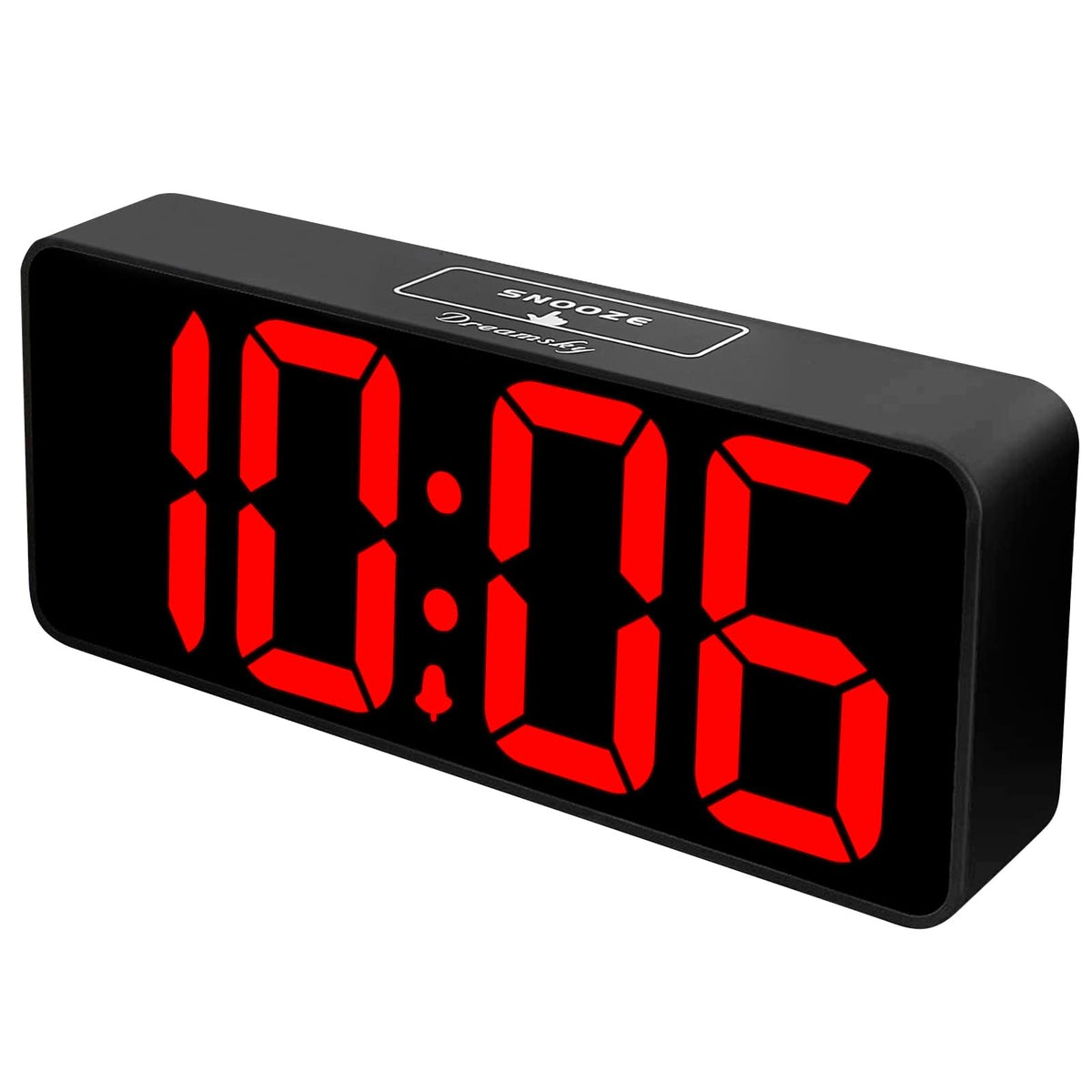 DreamSky large digital alarm clock with jumbo display for easy readability in bedrooms.