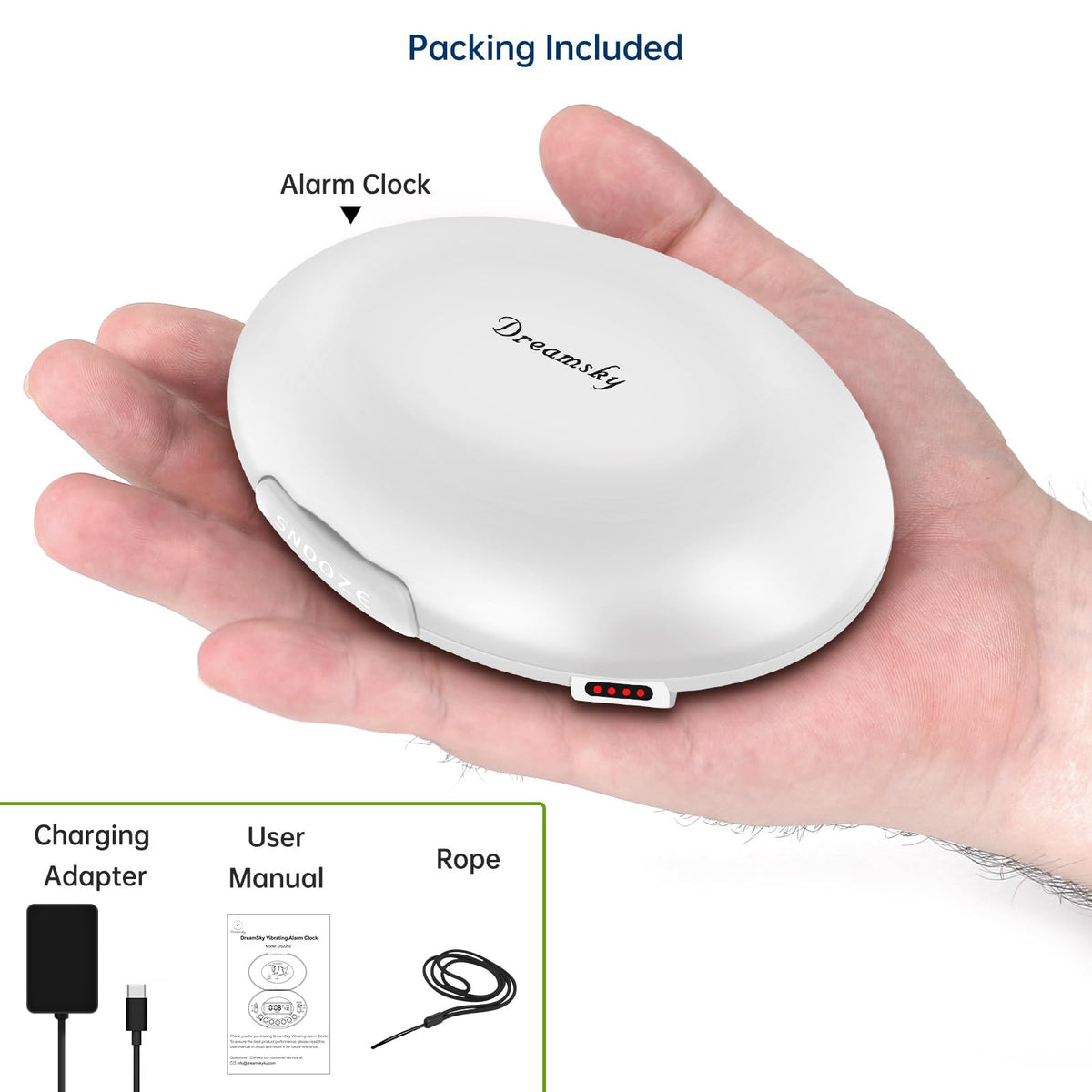 DreamSky portable design with rope to secure it near bed