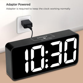 DreamSky clock featuring smart brightness dimmer for comfortable night viewing