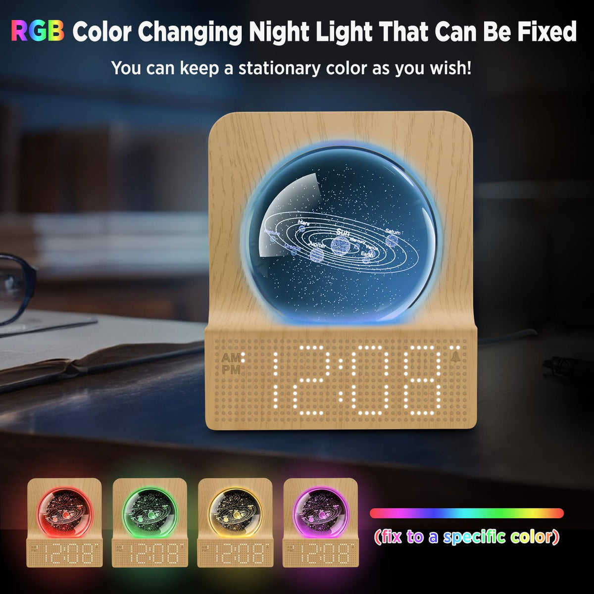 DreamSky 3D solar system crystal ball adds decorative astronomy flair