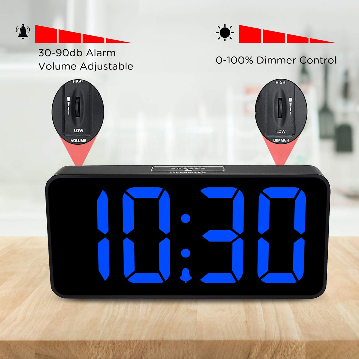 DreamSky USB charging port keeps smartphones powered at the bedside