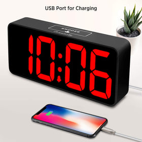 DreamSky USB port charges devices on the nightstand without clutter.