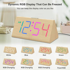 DreamSky wooden clock relies on adapter for normal use.