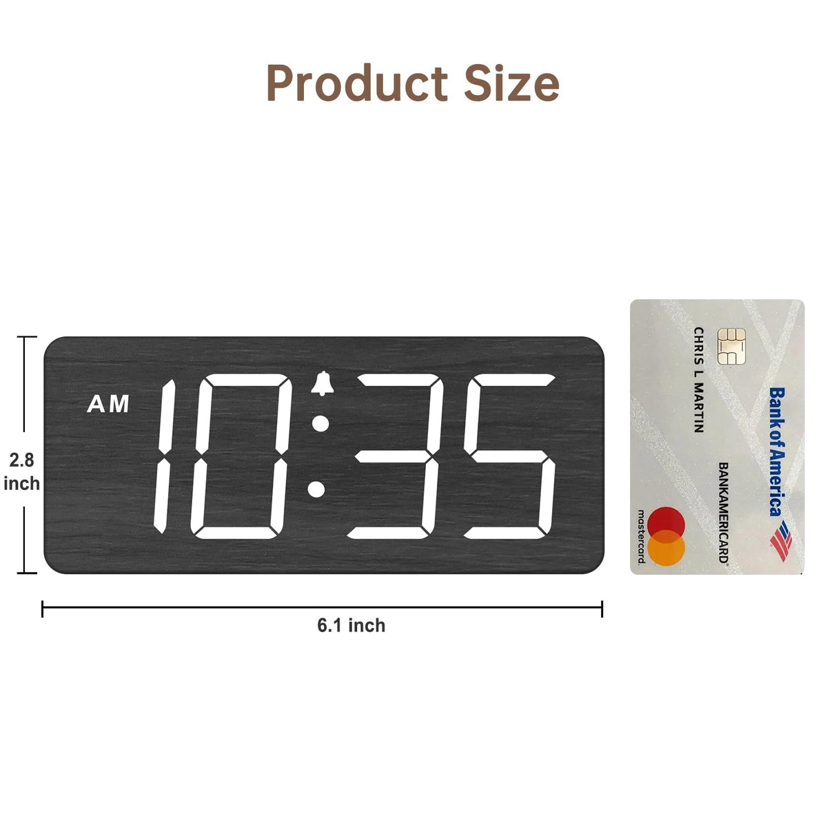 DreamSky wooden desk clock as decor and practical timekeeper