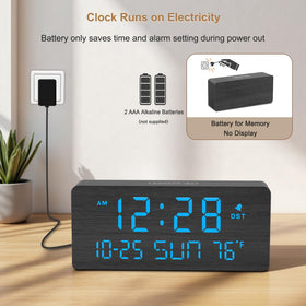 DreamSky clock with 0-100% dimmable display for comfortable nighttime viewing