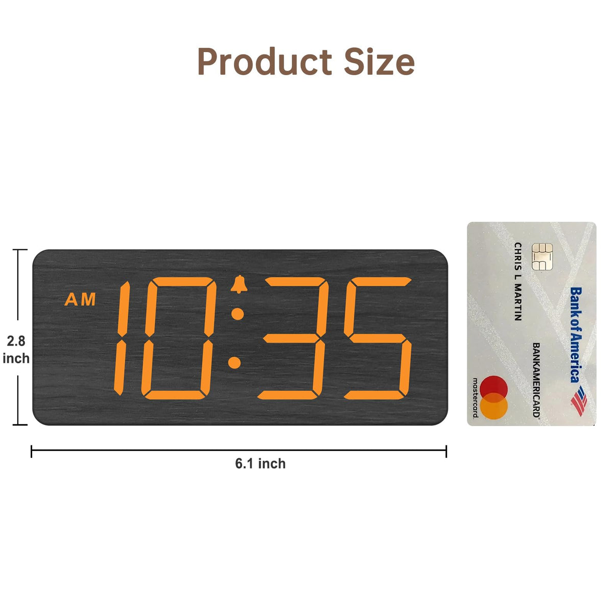 DreamSky gift-ready wooden alarm clock makes a thoughtful housewarming or birthday present.