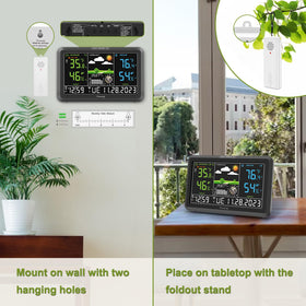 DreamSky WWVB clock auto adjusts for daylight saving time.