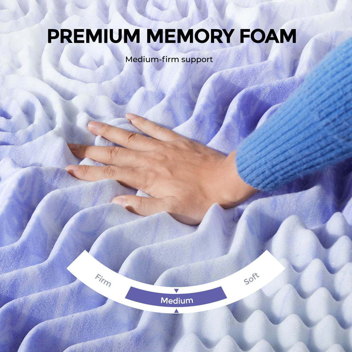 Dreamsmith 3-inch thick topper helps extend your mattress lifespan.