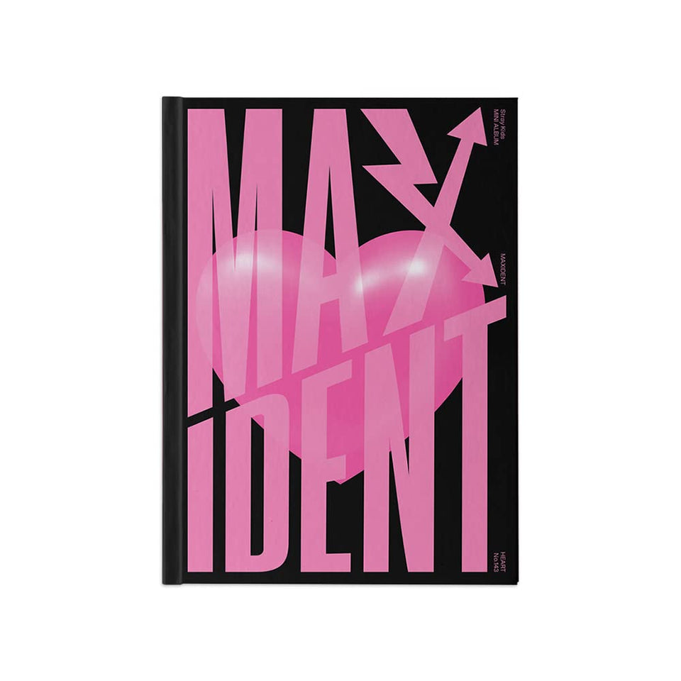 DREAMUS Stray Kids MAXIDENT Heart ver Black photo book for immersive collecting