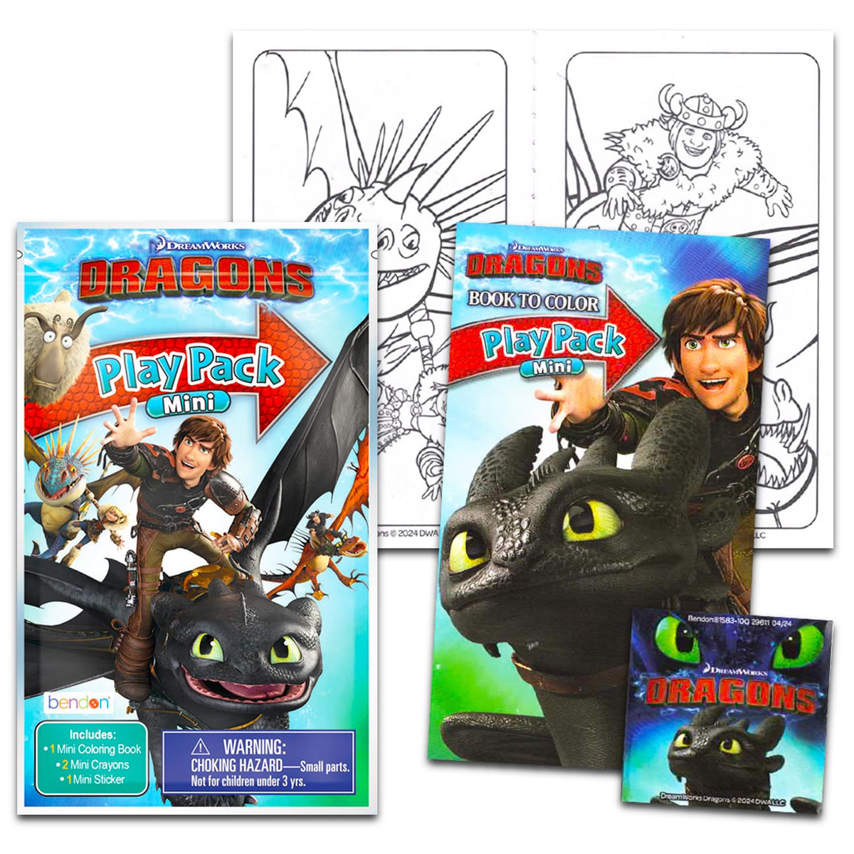 DreamWorks HTTYD play packs coloring pages for creative kid-friendly entertainment.