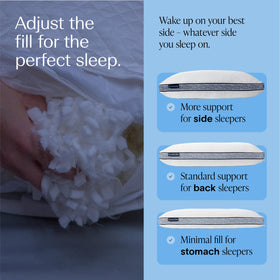 DreamyBlue CertiPUR-US certified foam ensures safety and quality