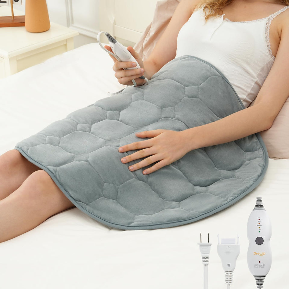 Drewin weighted heating pad relax focus for back relief