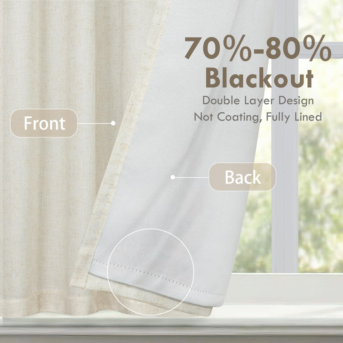 DriftAway balloon roman shade shows elegant fabric and light control
