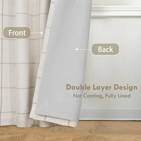 DriftAway curtains rod-pocket and back-tab hanging options enable quick, versatile installation