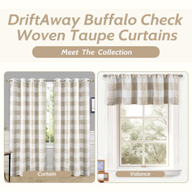 DriftAway linen-textured curtains add a natural look to modern interiors