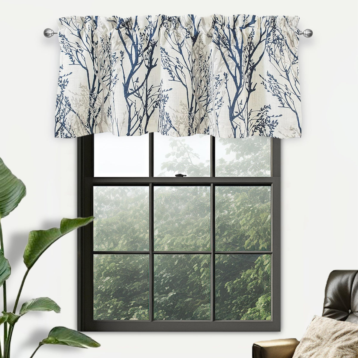DriftAway double-layer thermal insulated valance for light control.