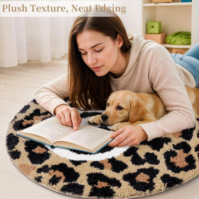 Dripykiaa cheetah-rug dorm-room decor adds chic energy