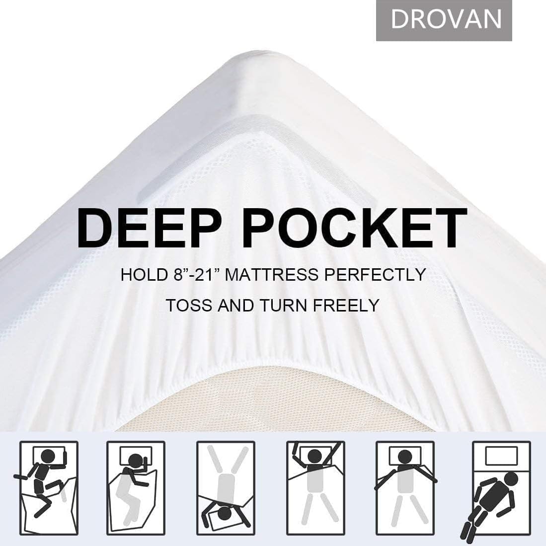 DROVAN 7D spiral fiber filling delivers breathable support